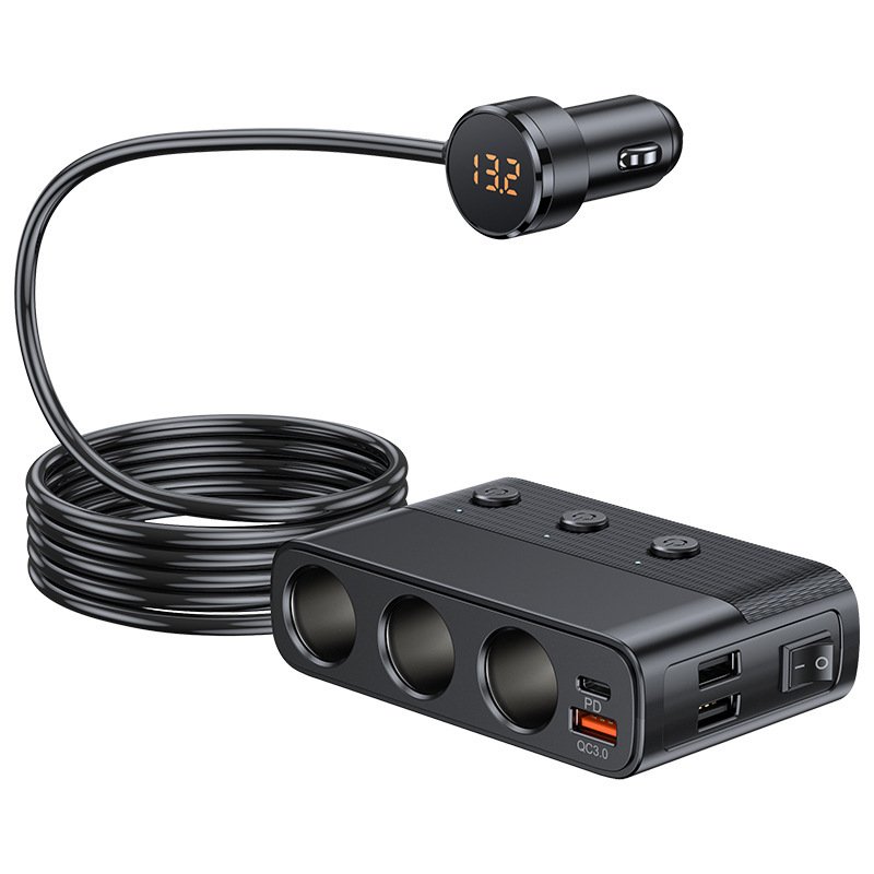 One-to-three Vehicle Multi-function USB30 And PD Interface Charger - Image 6