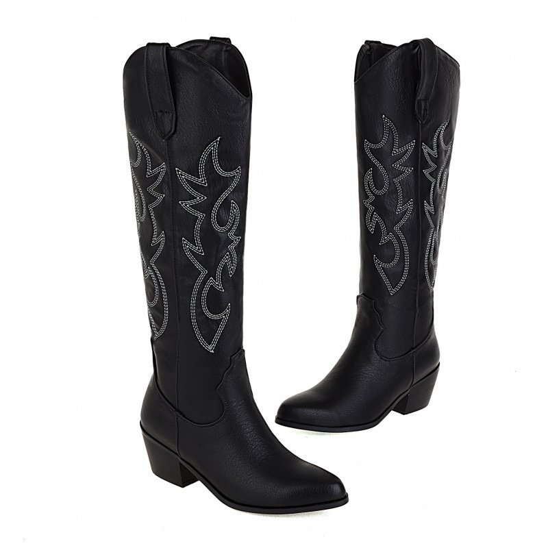 Western Cowboy High-Heel Women's Boots - Image 3