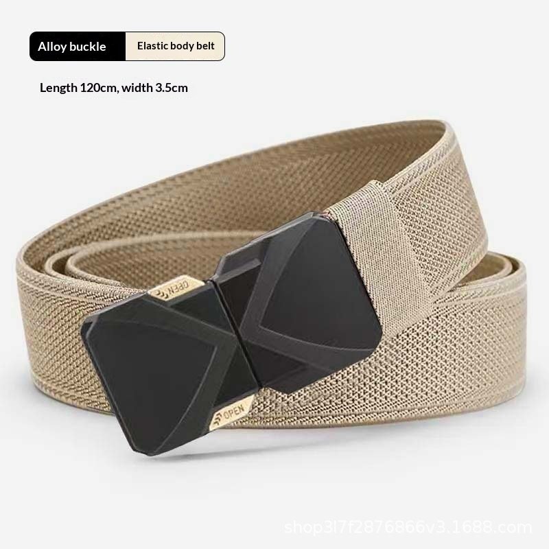 Men's Nylon Canvas Tactical Belt With Adjustable Buckle - Image 9