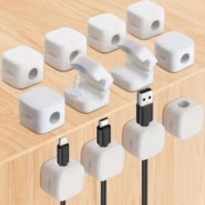 Magnetic Charging Data Cable Desktop Cable Organizer Mouse Cable Non-marking Self-adhesive Fixed Cable Winder
