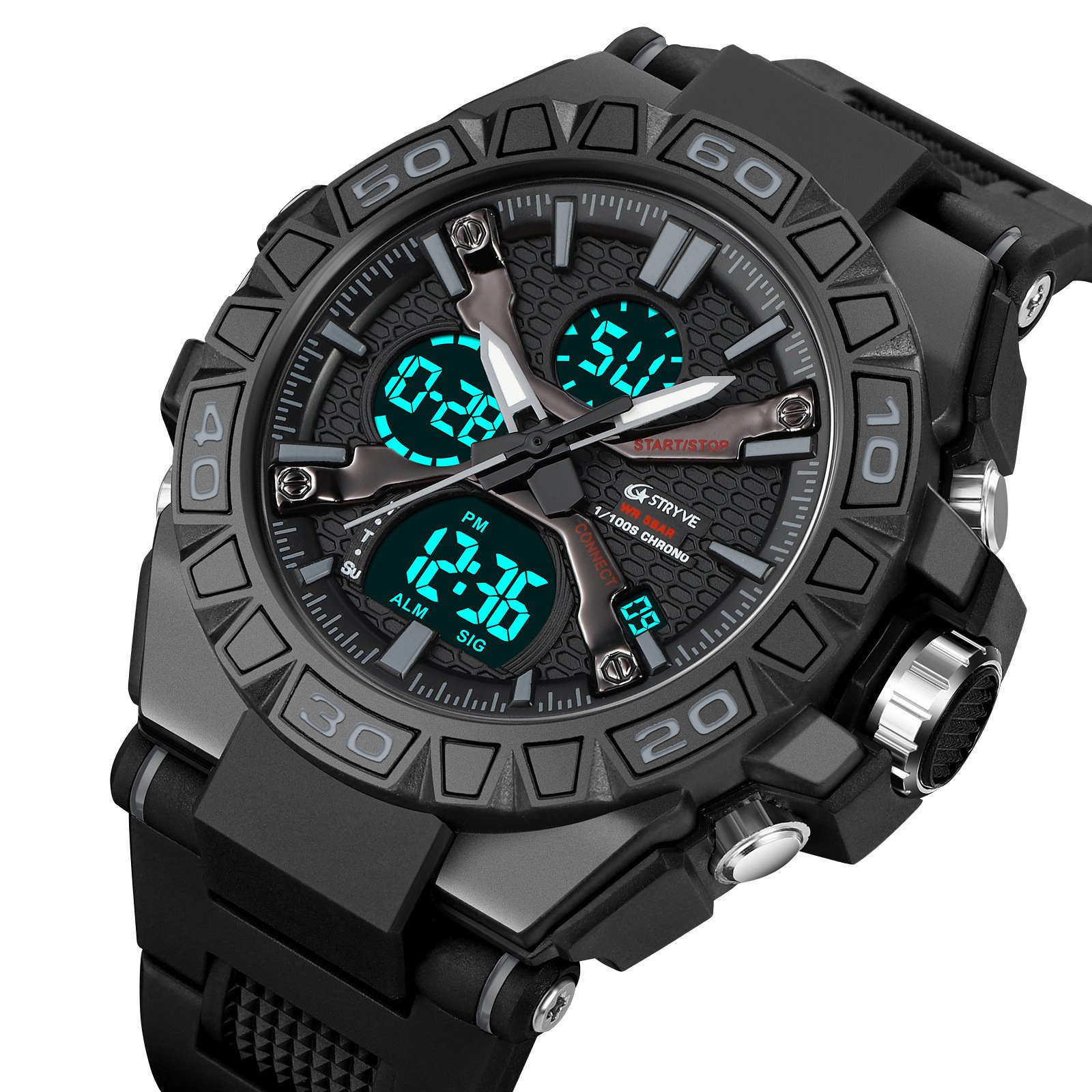 Sports Electronic Colorful and Waterproof Multifunctional Watch - Image 2