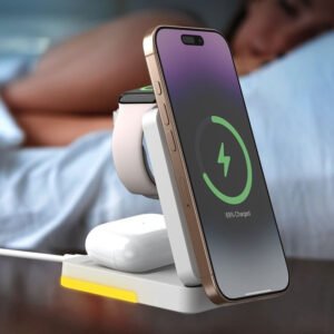 Foldable Portable 3-in-1 Wireless Charger
