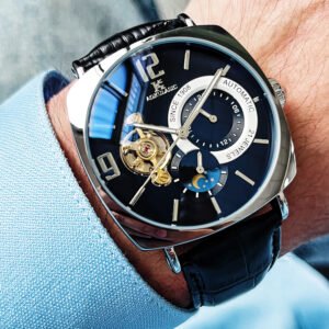 Mens Square Fully Automatic Mechanical Watch