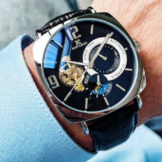 Mens Square Fully Automatic Mechanical Watch