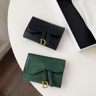 Women's Fashion D-shaped Buckle Zero Wallet