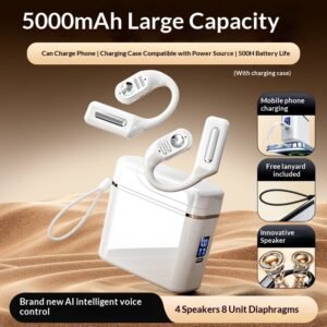 High-quality High-capacity Wireless Bluetooth Earbuds That Double As A Power Bank