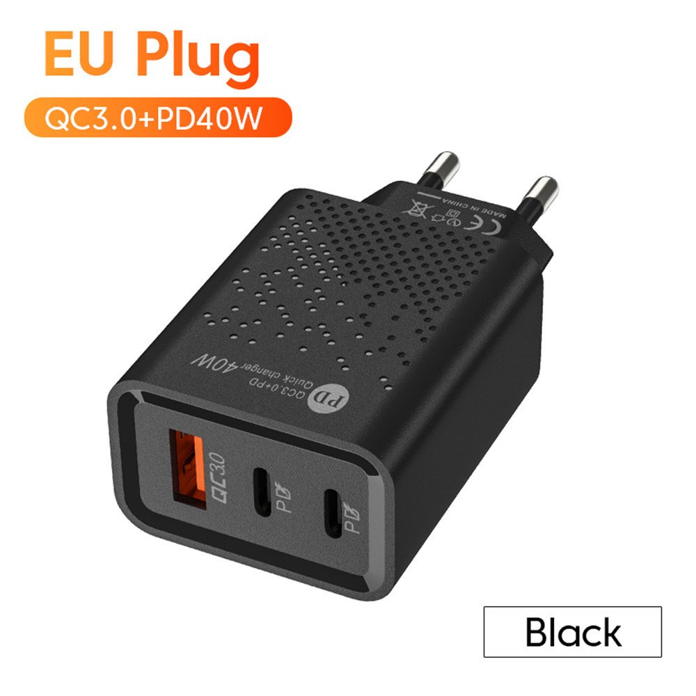 5v2a Charger, Dual Pd 40W QC3.0 Fast Charging Head - Image 4