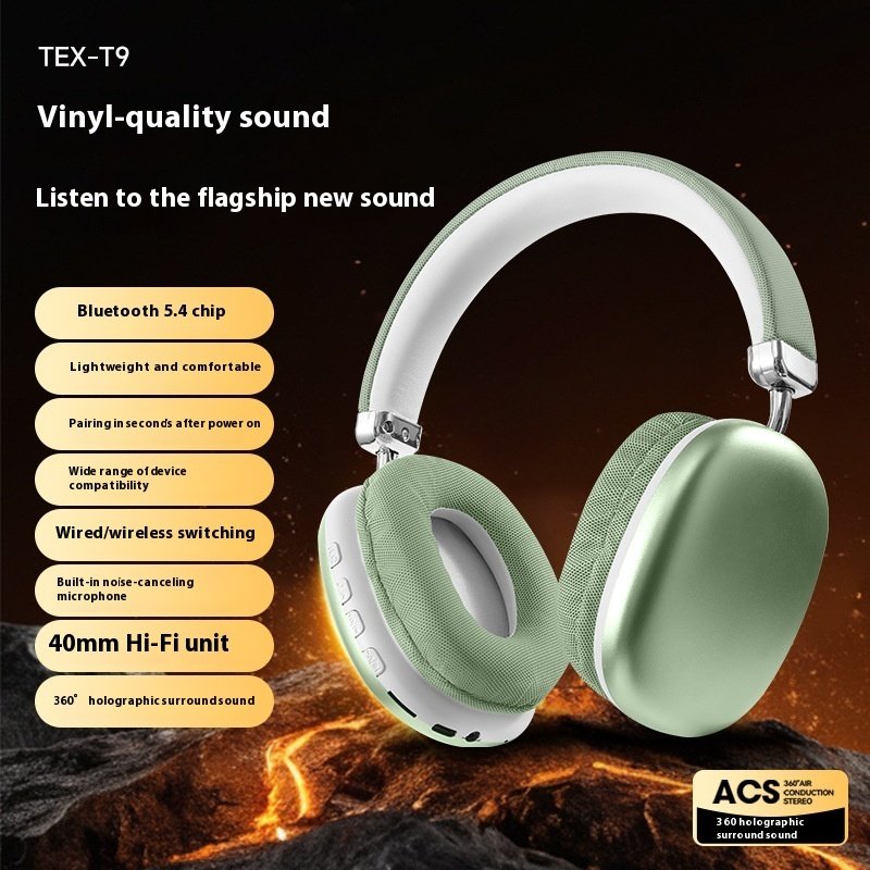 TEX-T9 Bluetooth Headset Wireless Headphone - Image 4