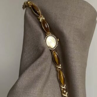 Natural Dongling Stone Hetian Jade Live Premium Chain Watch