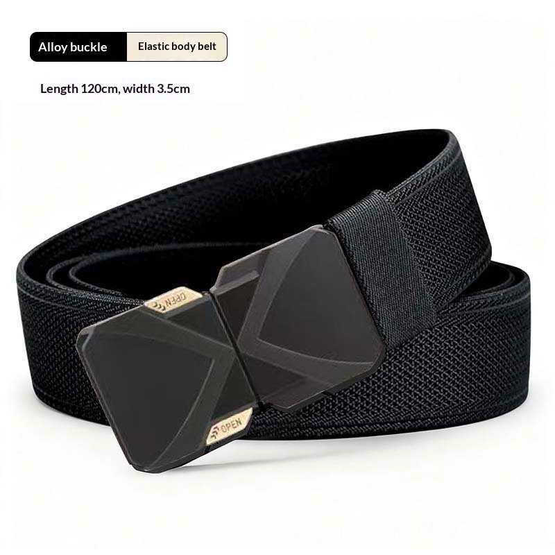 Men's Nylon Canvas Tactical Belt With Adjustable Buckle - Image 4