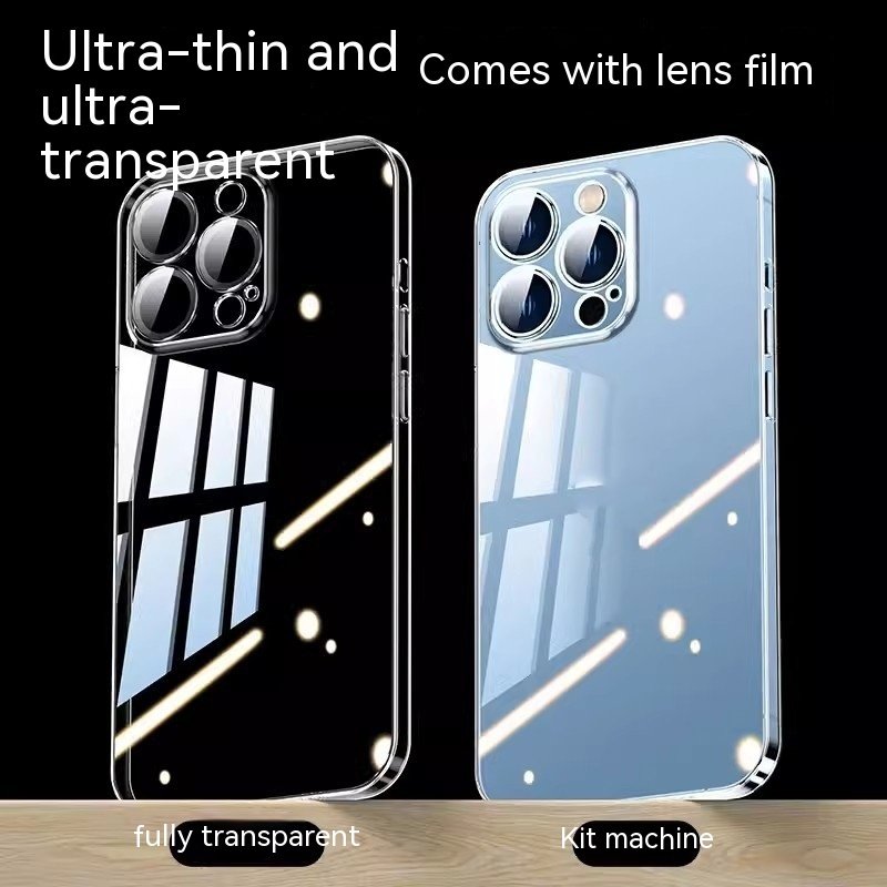 Electroplated Mobile Phone Protective Case With Built-in Lens Film - Image 6