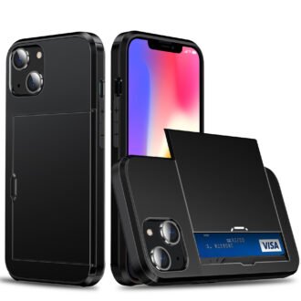 iPhone Case, Sliding Card Drop-resistant Protective Cover Cases