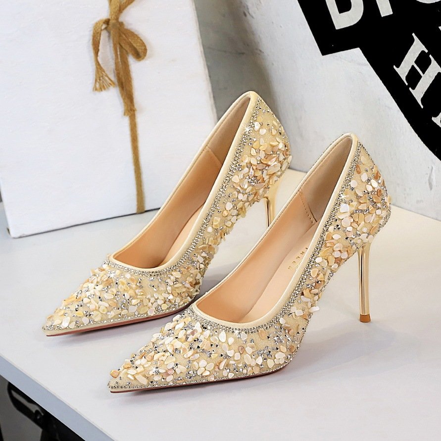 Versatile Rhinestone Wedding Xiuhe-style Bridal Shoes - Image 7