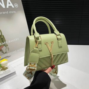 Womens Fashion Solid-Color Tassel Crossbody Bag