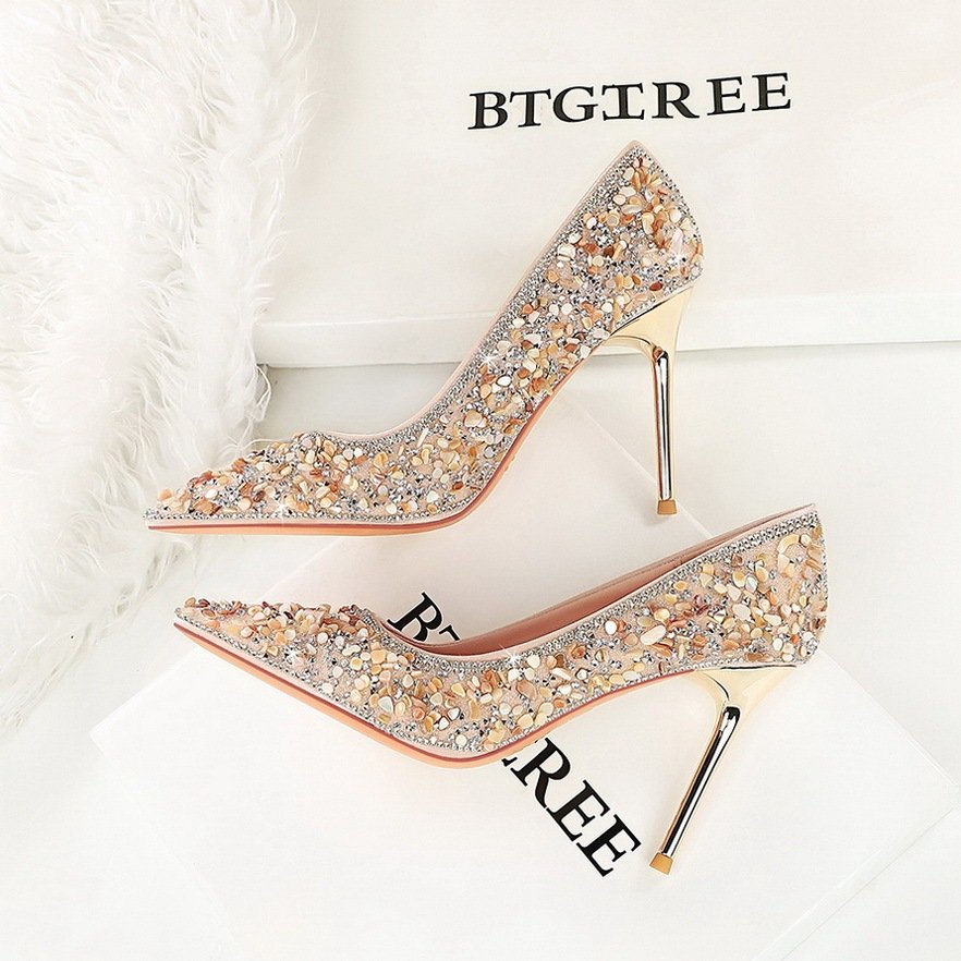 Versatile Rhinestone Wedding Xiuhe-style Bridal Shoes - Image 6
