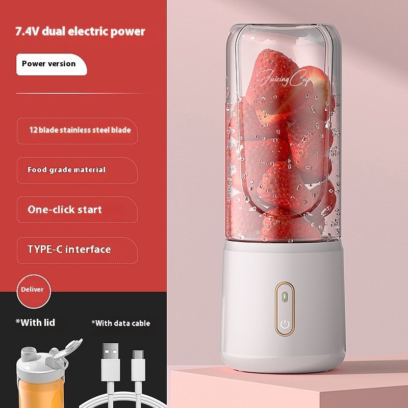 Portable Blender Cooking Machine Charging Juice Cup, Mini Electric Blender - Image 7