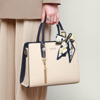 Premium Leather Crossbody Bag With A Spacious Design