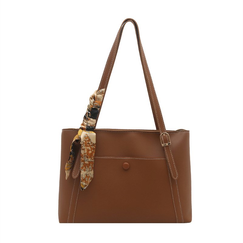 Womens Simple Casual High-Capacity Shoulder Bag - Image 7