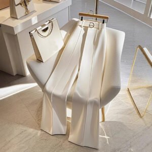 Versatile Straight-leg Wide-leg Pants For Everyday Commuting, Women's Suit Sets