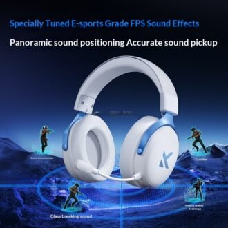 Gaming Headset Over-ear Four-mode For Gaming On PC Via Bluetooth