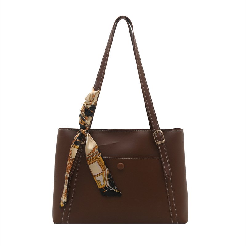 Womens Simple Casual High-Capacity Shoulder Bag - Image 6