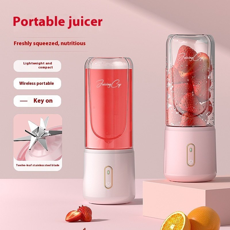 Portable Blender Cooking Machine Charging Juice Cup, Mini Electric Blender