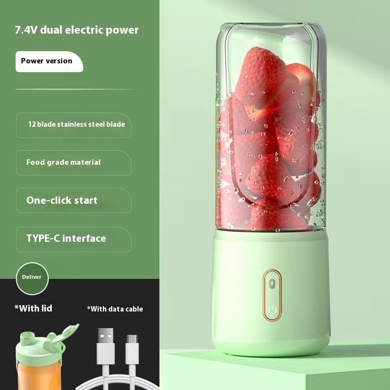 Portable Blender Cooking Machine Charging Juice Cup, Mini Electric Blender - Image 5