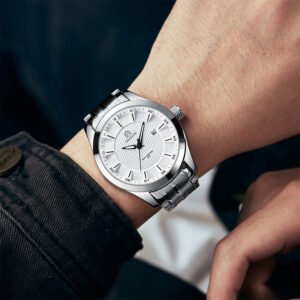 Men's Waterproof Business Calendar Quartz Watch